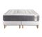 Ensemble Matelas Ressorts Ensaches Et Memoire De Forme 180x200 Vingt-six Ep:26cm - Sommier Blanc