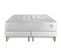 Ensemble Matelas Ressorts Ensaches Et Memoire De Forme 200x200 Vingt-quatre Ep:24cm - Sommier Blanc