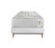 Ensemble Matelas Ressorts Ensaches Et Memoire De Forme 90x190 Vingt-quatre Ep:24cm - Sommier Blanc