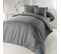 Housse De Couette 240 X 220 Cm Gris Souris