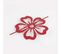 1 Embrasse Broche Petaly Rouge