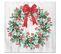 Lot De 20 Serviettes Papier Couronnes De Noel