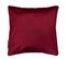 Housse De Coussin Polyester Shantung Uni Shana Bordeaux 40 X 40 Cm