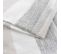 3 Serviettes De Table Coton Eldora Naturel Argent