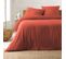 Housse De Couette + 2 Taies Double Gaze De Coton Angeliase 220x240cm Terracotta