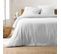 Housse De Couette + 2 Taies Double Gaze De Coton Angeliase 240x260cm Blanc