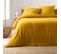 Housse De Couette + 2 Taies Double Gaze De Coton Angeliase 220x240cm Jaune