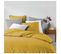 Parure Housse Couette Coton Lave 260 X 240 Cm Lanette Jaune