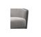 Fauteuil Cabriolet Pivotant Tissu Gris Clair/foncé - Jacques