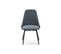 Duo De Chaises Pivotantes Simili Cuir/tissu Bleu - Lema