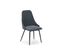 Duo De Chaises Pivotantes Simili Cuir/tissu Bleu - Lema