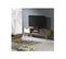 Meuble TV 2 Niches 2 Portes Gris/blanc/bois - Enjoy