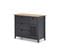 Commode 1 Porte 4 Tiroirs Bois/gris - Branu