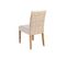 Chaise Tissu/rotin Beige - Safa