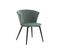 Duo De Chaises Arrondies Velours Vert D'eau - Bolup