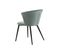 Duo De Chaises Arrondies Velours Vert D'eau - Bolup