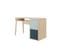 Bureau 2 Portes 1 Niche Chêne Blond/bleu - Esmey