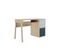 Bureau 2 Portes 1 Niche Chêne Blond/bleu - Esmey