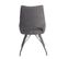 Duo De Chaises Métal/tissu Gris - Frasna