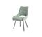 Duo De Chaises Métal/tissu Vert - Frasna