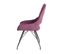 Duo De Chaises Métal/tissu Rose - Frasna