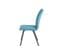 Duo De Chaises Métal/tissu Bleu - Fresno