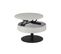 Table Basse Ronde Relevable Gris Clair/anthracite Mat - Aonang