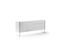 Buffet 2 Portes 3 Tiroirs Blanc Brillant/verre - Temas