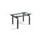 Table De Repas Extensible Verre/noir Mat - Pokeno