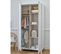 Armoire 2 Portes Battantes Blanc/bois - Ciel