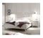 Lit 180x200 Bois Blanc - Esmeralda - L 210 X L 211 X H 116 Cm