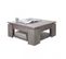 Table Basse Carrée Chêne Beige - Toulouse - L 80 X L 80 X H 36 Cm