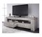 Meuble TV 2 Tiroirs Chêne Beige - Toulouse - L 140 X L 42 X H 47 Cm