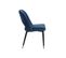 Duo De Chaises Métal/tissu Bleu - Yizi