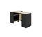 Bureau D'angle Noir/bois - Liverstia