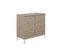 Commode 3 Tiroirs Chêne Blond - Dropa