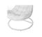 Chaise Suspendue Acier/rotin Blanc - Avatoru N°1