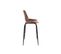 Duo De Chaises De Bar En Cuir Cognac - Laura