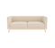 Canapé Gatsby 2 Places En Velours Beige