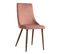 Chaise Vinni En Velours Rose (lot De 2)