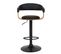 Chaise De Bar Noire Harold Avec Accoudoirs 62/84 Cm