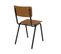 Chaise Clem En Bois Foncé (lot De 2)