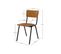 Chaise Clem En Bois Foncé (lot De 2)