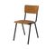 Chaise Clem En Bois Foncé (lot De 2)