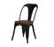 Chaise Indus Charly Noire (lot De 2)