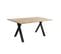 Table Rectangulaire Kansas 6 Personnes En Bois 175 Cm