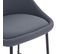 Chaise De Bar Mi-hauteur Misty Grise 65cm (lot De 2)