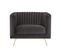 Fauteuil Gatsby En Velours Gris