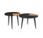 Tables Basses Binôme En Bois D'acacia (lot De 2)