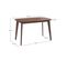 Table Rectangulaire Oman 4 Personnes En Bois Foncé 120 Cm